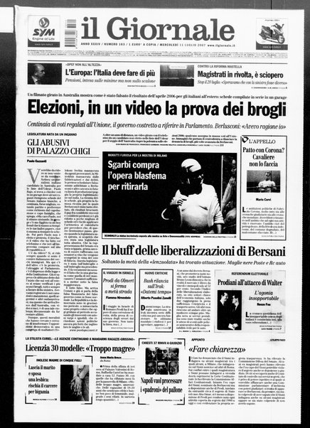 Il giornale : quotidiano del mattino